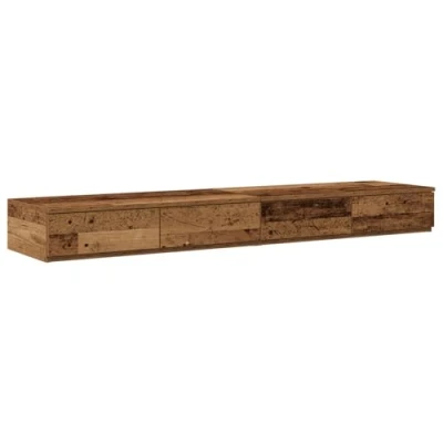 Afbeelding van vidaXL Bedladen Grijs Sonoma 140x36,5x16,5 cm Gelaagd Hout