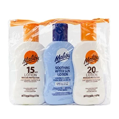 Afbeelding van Malibu Zonnebrand SPF15, 20 &amp; After Sun Set 3 Delig