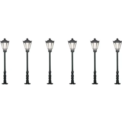 Afbeelding van Viessmann Modelltechnik N Parklantaarn Enkel Kant en klaar model 64706 1 set(s)