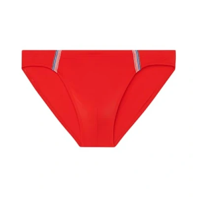 Afbeelding van HOM Micro Nautical Cup Zwembroek, Rood gestreept lint, S