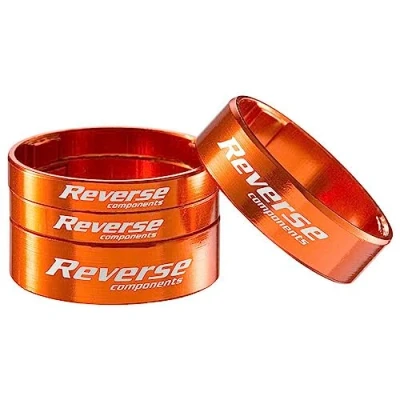 Afbeelding van Reverse Vorkschacht Spacer Set Ultra Light Alu 1 1/8 oranje