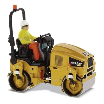 Afbeelding van Cat CB2.7 Mini Compactor Wals Wegenbouw 1:50 Diecast Masters High Line Series