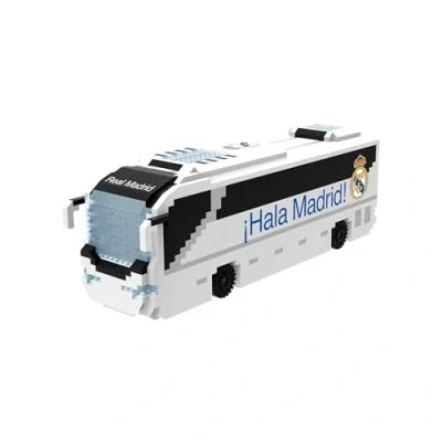 Afbeelding van FOCO Officieel gelicentieerd product Real Madrid CF BRXLZ stenen 3D voetbal tourbus bouwset