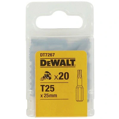 Afbeelding van DeWalt Accessoires 25mm schroefbit voor Torx schroeven T25 DT7267 QZ