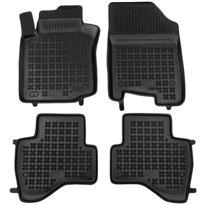 Afbeelding van M MOTOS Auto vloermatten van rubber voor Peugeot 107 2005 2014 Maak uw reis comfortabeler met antislip automatten alle weersomstandigheden, bescherming tegen vuil