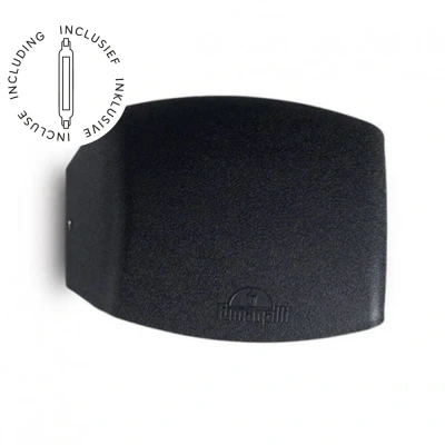 Afbeelding van Fumagalli Wandlamp Abram Zwart Ip55 Incl. R7s 4w 2700k/4000k/6500k LEDdirect.nl