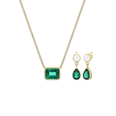 Afbeelding van Elli Premium damessieraden sets 925_sterling_zilver kwarts 0911981417_45