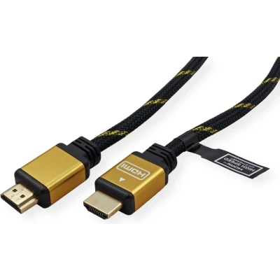 Afbeelding van ROLINE GOLD HDMI HighSpeed Kabel met Ethernet, m M, 1