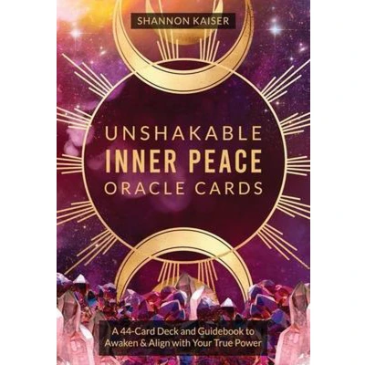 Afbeelding van Unshakable Inner Peace Oracle Cards: A 44 Card Deck and Guidebook to Awaken &amp; Align with Your True Power
