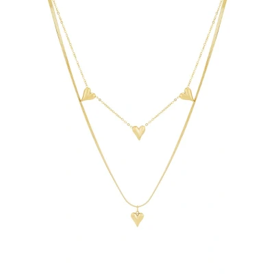 Afbeelding van hart tot ketting Goudkleur