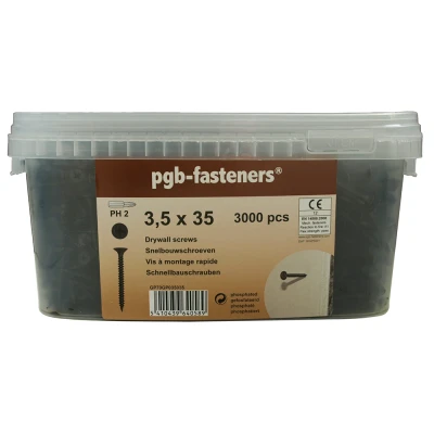 Afbeelding van PGB Europe FASTENERS Snelbouwschr. 3,5x35 gefosf/Em 3000 st GP70GP035035