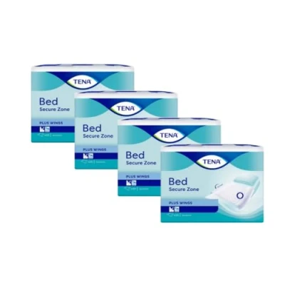 Afbeelding van Tena Bed Plus 80 x 180 cm (met instopstroken) 4 pakken van 20 stuks