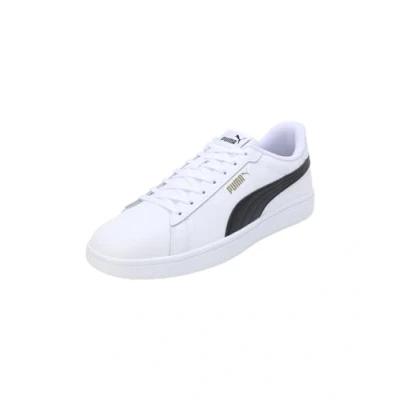 Afbeelding van Puma Smash 3.0 Sneakers laag White black gold, Maat: 42.5, gold Leer en imitatieleer