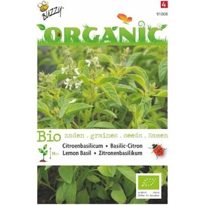 Afbeelding van Basilicum Citroensmaak Buzzy Organic (BIO)