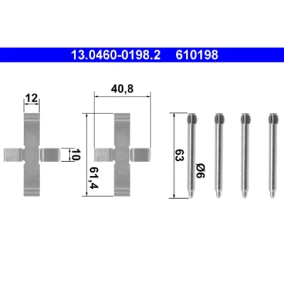 Afbeelding van Ate Rem montageset 13.0460 0198.2