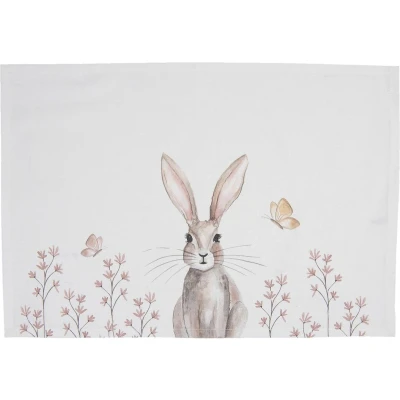 Afbeelding van Clayre &amp; Eef Beige Placemat 6 stuks 48*33 cm SPL REB40