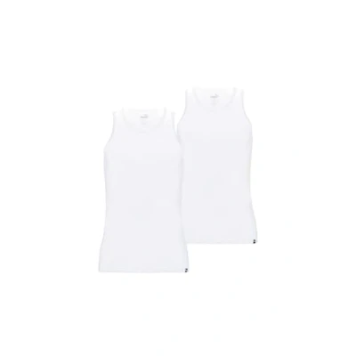 Afbeelding van Puma Basic 2 PACK Hemd, Heren, Maat: Small, White