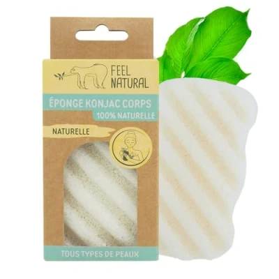 Afbeelding van Konjac natuurlijke lichaamsspons: Feel natural