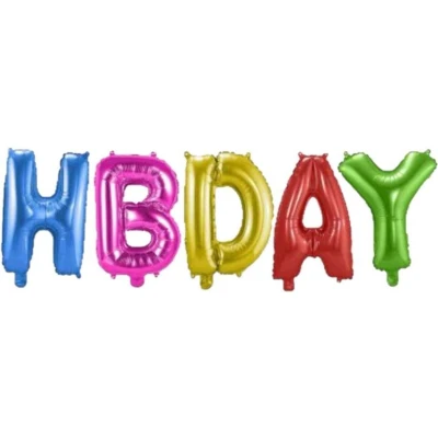 Afbeelding van Ballon folie set HAPPY BIRTHDAY