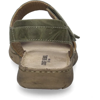 Afbeelding van Josef Seibel Brenda Sandalen met plateauzool, Dames, Maat: 41, Khaki Leer