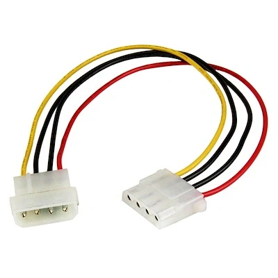 Afbeelding van StarTech.com 30 cm Molex LP4 voedingsverlengkabel M/F