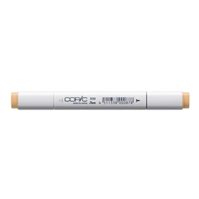 Afbeelding van COPIC Classic Marker Type E 00, Cotton Pearl, professionele layout marker, op alcoholbasis, met een brede en fijne punt