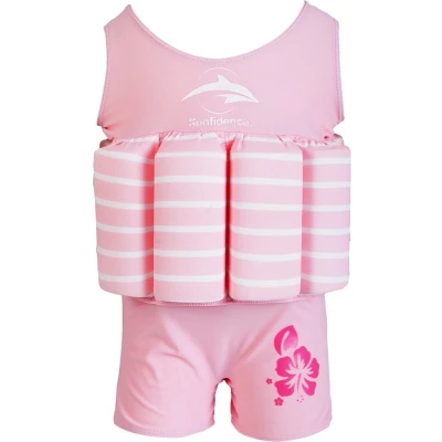 Afbeelding van Konfidence Drijfpak Breton Stripe Junior Lycra Roze Mt 1 2 Jaar