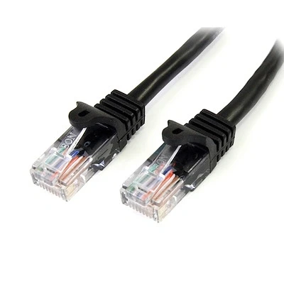 Afbeelding van StarTech.com Cat5e patchkabel met snagless RJ45 connectors 1 m, zwart