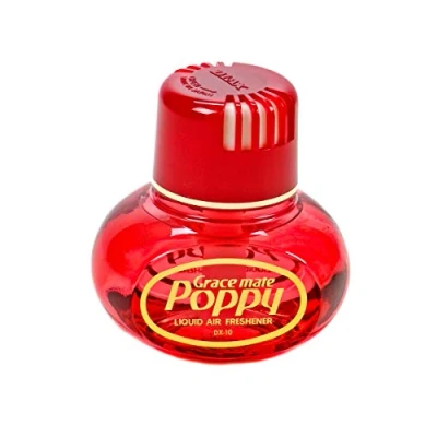 Afbeelding van Poppy Luchtverfrisser, met kleefpad, geurinhoud 150 ml, kamergeur, vrachtwagen, auto, boot, camper, kantoor, geur kers