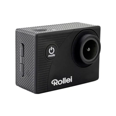 Afbeelding van Rollei Actioncam 372 Action Camcorder met Full HD videoresolutie 1080p/30 fps, Groothoeklens, waterdicht tot 30 m, incl. onderwaterbeschermhoes Zwart
