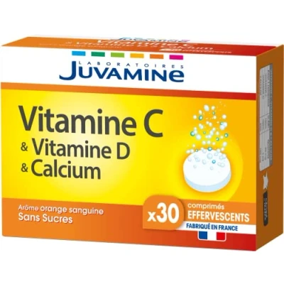 Afbeelding van Juvamine Vitamine C D Calcium 30 Bruistabletten