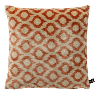 Afbeelding van Hoii LEONARDO Sierkussen 45x45 cm Potters Clay Oranje Multicolor met duurzame kussenvulling