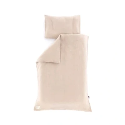 Afbeelding van Träumeland Mousseline beddengoed beige 100 x 135 cm