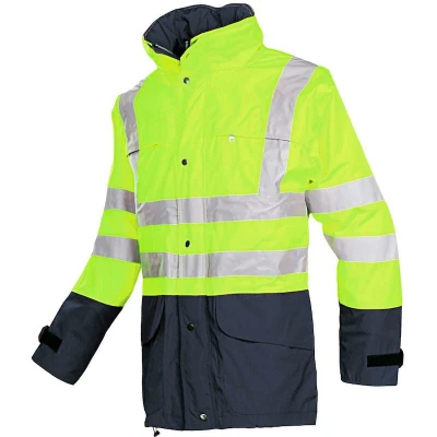 Afbeelding van SIOEN 132Z Brighton signalisatie regenjas fluo (geel/marine) 132ZA2EJ4415XS