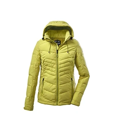 Afbeelding van killtec dames Gewatteerde jas met afritsbare capuchon KOW 149 WMN QLTD JCKT, light pistachio, 38, 37420 000