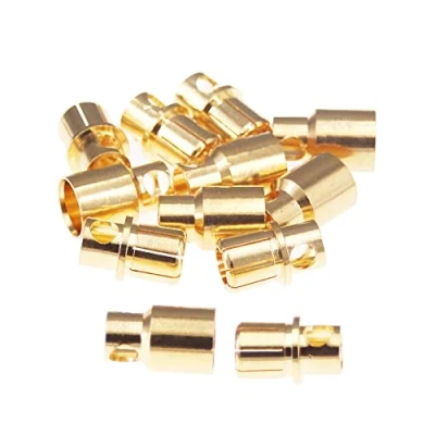 Afbeelding van OliRC 6 paar 8.0mm Vergulde Mannelijke En Vrouwelijke Bullet Banaan Connectors Stekkers Voor DIY RC Batterij ESC Motor (C168 6)