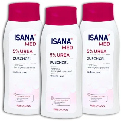Afbeelding van 3 stuks ISANA MED douchegel ureum x 250 ml