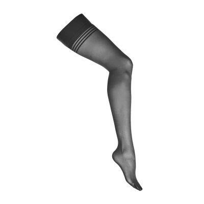 Afbeelding van KOTEK H031 Thigh high kousen S/M Zwart