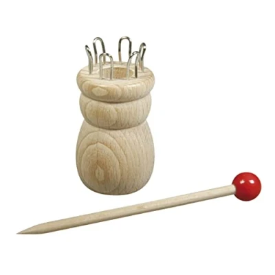 Afbeelding van Rayher 62475000 Houten Breien Jenny met Naalddiameter 3,4 cm 100% FSC 6,2 6 Oogjes Gat 1,5 Diameter