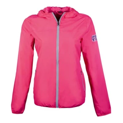 Afbeelding van HKM Vliegendeken Zebra met Hals Aqua/Zwart 135/185
