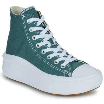 Afbeelding van Converse Chuck Taylor ALL STAR MOVE Platform Sneakers hoog, Dames, Maat: 35, True nature/white/black Textiel
