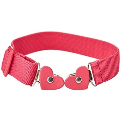 Afbeelding van Playshoes Elastische Met Hartjes Clips Meisjes Riem