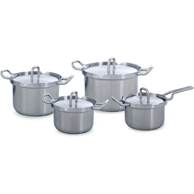 Afbeelding van BK Pannenset Q linair Master RVS 4 Delig