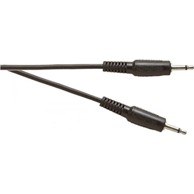 Afbeelding van 3,5mm Jack mono audio kabel zwart 1,2 meter