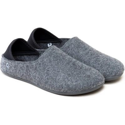 Afbeelding van Gottstein Pantoffels, Dames, Maat: 38, Grey charcoal Wol