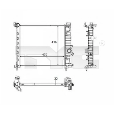 Afbeelding van TYC Radiateur 725 0050 R