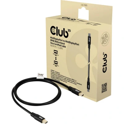 Afbeelding van CLUB3D MINIDISPLAYPORT TO DP80BIDIRECTIONAL VESA CERTIFIED CABLE 1M/3.28 FT Kabel
