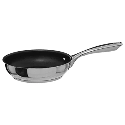 Afbeelding van Koekenpan Alle kookplaten geschikt zilver/zwart dia 20 cm Koekenpannen