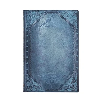 Afbeelding van Paperblanks 12 Maanden Flexis Soft Cover 2022 Punk Plain Blauw Effen Landschap Mini (95 x 140 mm)