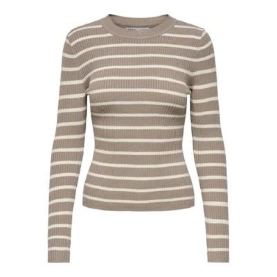 Afbeelding van Only Trui Onllouisa L/s Pullover Knt Nca 15344579 Mocha Meringue Dames Maat L